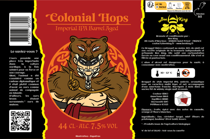 Colonial Hops - Imperial IPA - Barrel Aged (Whisky Ecossais)