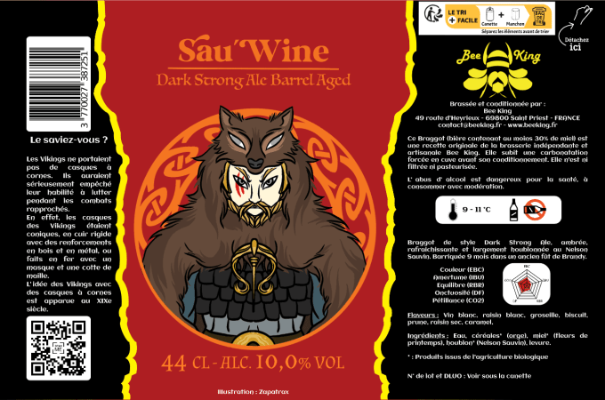 Sau'Wine - Strong Ale - Barrel Aged (Armagnac) - Copie