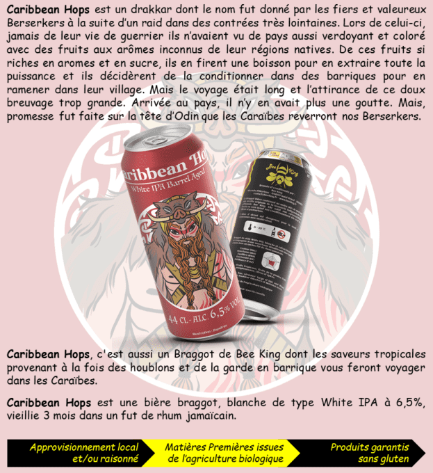 Caribbean Hops - White IPA - Barrel Aged (Rhum Jamaïcain) (25L)