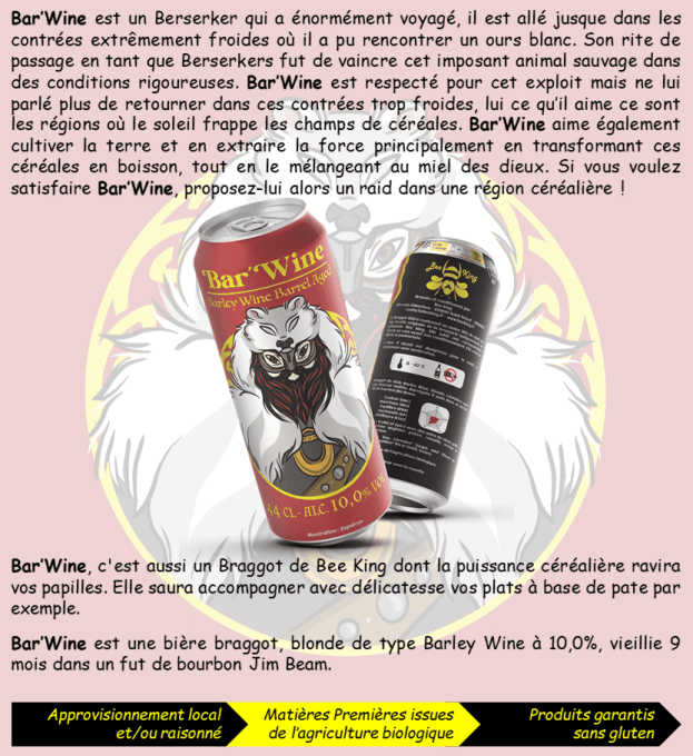 Bar'Wine - Barley Wine - Barrel Aged (Bourbon First Fill)