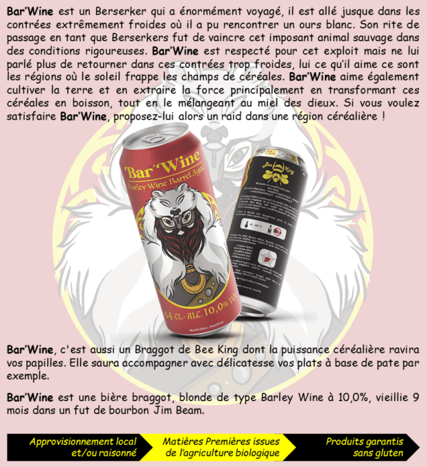 Bar'Wine - Barley Wine - Barrel Aged (Bourbon First Fill)