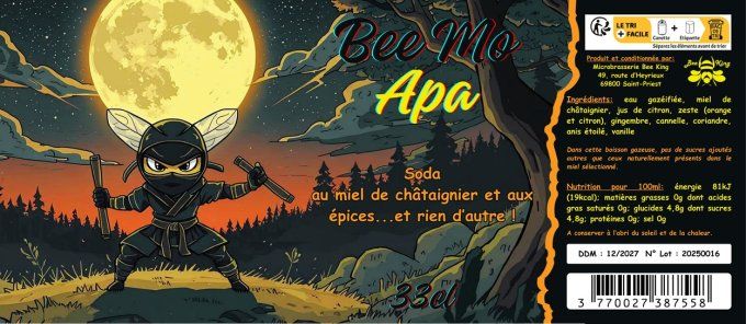 Bee Mo (sans alcool) - Apa - Cola au miel (25L)