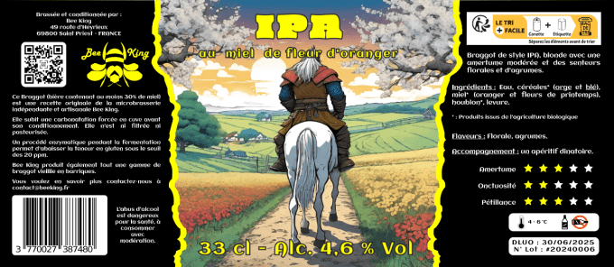 IPA - Miel d'oranger