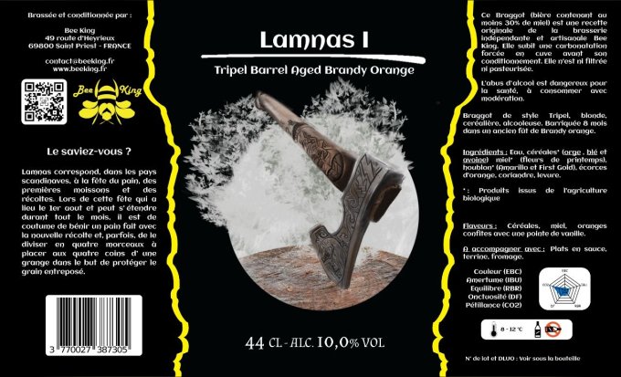 Lamnas II - Tripel - Barrel Aged (Whisky Mirabelle) (25L)