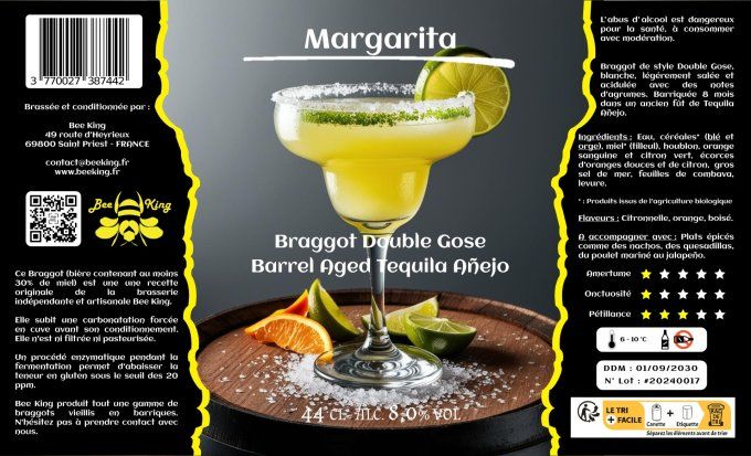 Margarita - Double Gose - Barrel Aged (Tequila Añejo)