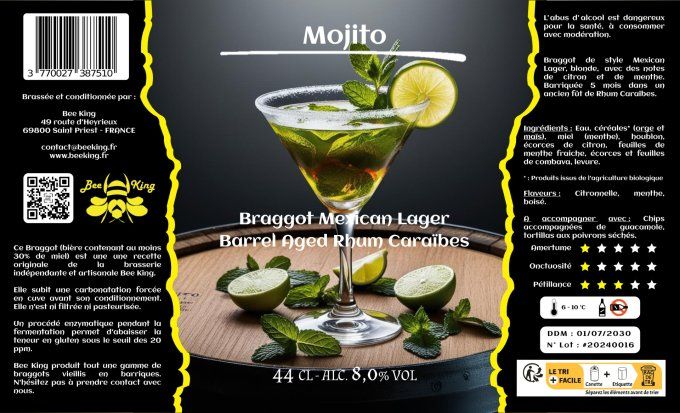 Mojito - Mexican Lager - Barrel Aged (Rhum Caraïbes)