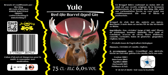 Yule - Red Ale - Barrel Aged (Gin USA)